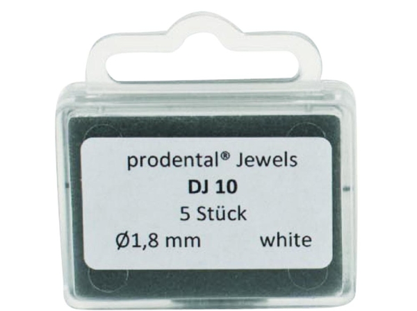 Dental Jewel weiß Diamant 1,8  5St